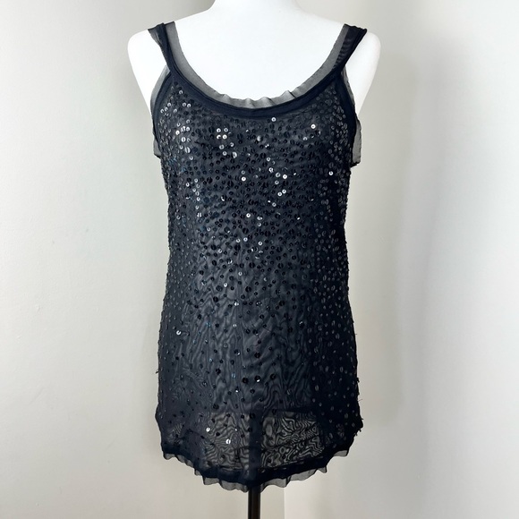 Alice + Olivia Sequin Tank - Picture 1 of 9